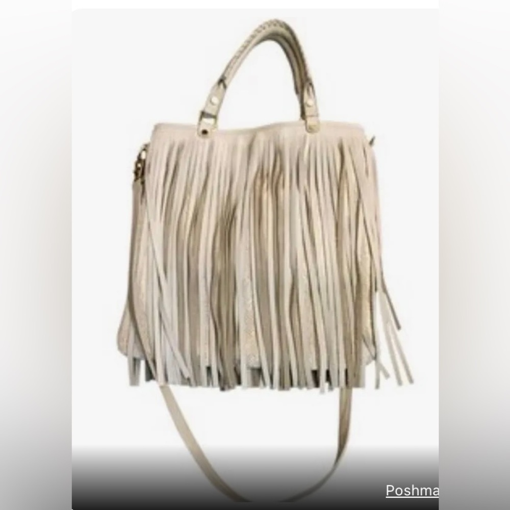 B-Low the Belt Leather Fringe Tote Bag